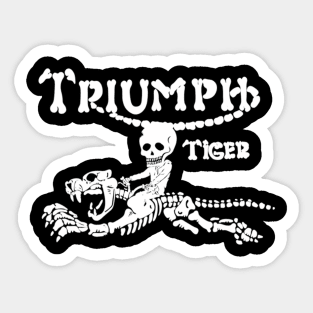 Legendary Triumph Tiger Motorcycle Sticker